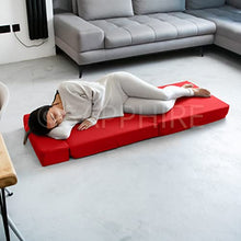 G&H - Materasso Pieghevole con Fodera Rimovibile, per Divano Letto, Letto, Letto Singolo, Pieghevole