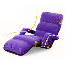 Divano Regolabile Poltrona per Adulto, Pavimento da Gioco Lettino Reclinabile Soggiorno Beanbag Kid Garden Divano per Sedersi Indoor E Outdoor Seater, Purple
