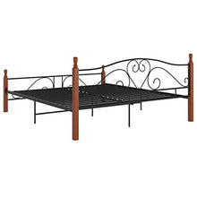 FAMIROSA Giroletto Nero in Metallo 180x200 cm-4937
