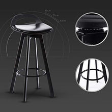 Barstool-S SZQ-Sgabelli da Bar Legno sgabelli da Bar, Impermeabile Anti-ruggine Dining Chair Kitchen Restaurant Alto Piedi Schienale Sgabello Altezza: 60cm / 72cm / 83CM Sedia da Bar