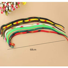 STOBOK 6 Pezzi di Gomma Realistica Serpente Nero Giocattolo Giardino Oggetti di Scena Regalo per Bambini Festa Decorativa