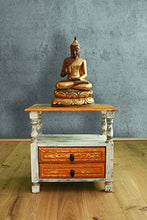 Tavolino asiatico (58 cm), stile shabby chic, colore: Arancione Asia LifeStyle
