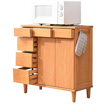 GFBVC Credenza Buffet Accent Ingresso Bar Gabinetto Bagagli Voce della Tabella Living Dining Room (Color : Wood, Size : 81x35x82cm)