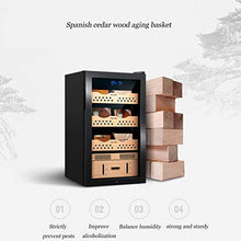 Umidificatori Humidor Cigar Cabinet Costante Di Temperatura E Umidità Domestica Legno Di Cedro Cigar Umidificazione Gabinetto Professionale Melanzana Crescente Umidità Sistema Conservare 400 Sigari