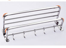 Portasciugamani acciaio inossidabile portasciugamani 304 portasciugamani pieghevole bagno mensola bagno ciondolo hardware bagno 60 cm