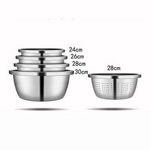 Lyw11 Set di 5 vasetti per lavabo, in Acciaio Inox 304, Rotondi, Spessi, Grandi, lavabo, lavabo, lavabo, lavabo, lavabo, lavabo, lavabo, lavabo, Set da 5 Pezzi