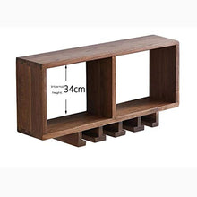 MXZBH MXZBHPortabottiglie in Legno, portabottiglie a Parete, portabottiglie con portabottiglie, Porta Noce da Cucina Peso 50 kg (Dimensioni: 90 x 15 x 30 cm)