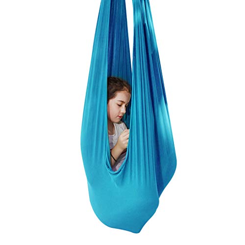 WCX - Altalena sensoriale per interni e interni, per bambini e ragazzi, morbida amaca con esigenze speciali per bambini, yoga, integrazione sensoriale, campeggio all'aperto