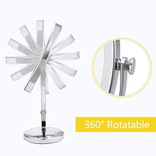 ADSE Specchio da Trucco Specchio da Tavolo con piedistallo per Camera da Letto del Bagno, ingrandimento 5X Specchio da Barba Specchio cosmetico a Doppia Faccia