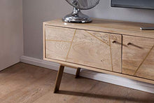 KADIMA Design TV Lowboard Garda in Legno massello TV comò Armadio Landhaus TV