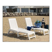 Lettino Prendisole da Giardino Pieghevole, in Resina Antiurto, Design Contemporaneo 177x30x61h (Tortora)