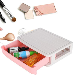 Cassetto a un solo strato, portagioie, scatola per cosmetici Tavolo da toeletta Organizzatore di immagazzinaggio da tavolo Organizzatore di trucco per cosmetici Cura dei capelli Bagno Dormitorio(1 #)