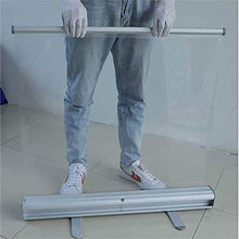 LHQ Popup Roller Banner Spit Protection Clear Plastic Paretion Scherm Scherm Sneumato Protezione 80 cm * 200 cm