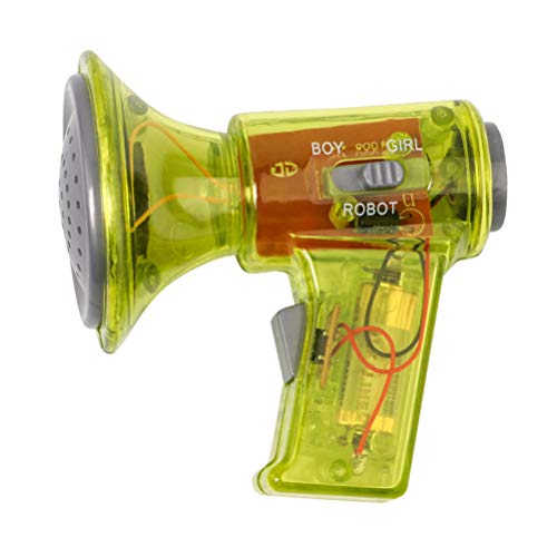 BESPORTBLE Multi Voice Changer Amplificatore Modificatori della Voce Speaker Giocattolo Modificatori della Voce Megafono Giocattolo per Feste Ragazzi E Ragazze Giocattolo Divertente Giallo