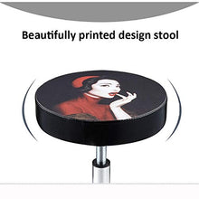 Sgabello Industriale con Ruote，Sgabello Regolabile con Modello Monroe Similpelle Posto a Sedere，Altezza Regolabile 41-55 cm，capacità di Carico 160 kg，Sgabello UfficioPer Beauty Salon Kitchen Spa, Sga