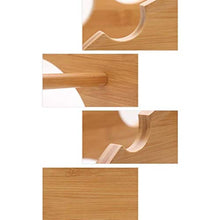 ZfgG Wine Rack 6 Bottiglie Controsoffitto Wine Rack Holder Storage Display Mensole Di Bambù