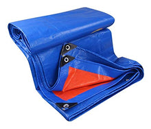 XWZH Telone Impermeabile Outdoor Heavy Duty Vele da Campeggio Impermeabile Protezione Solare Antipioggia Wear Resistant Floor Covering Copertura del Tetto Giardinaggio Blu incatramata