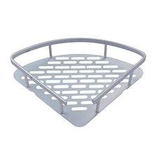CHHD Mensola per Doccia angolare, mensola per Doccia in Alluminio a 3 Ripiani mensola per Doccia Triangolare a Parete per Bagno con mensola per Doccia angolare con 2 Ganci per Cucina ba