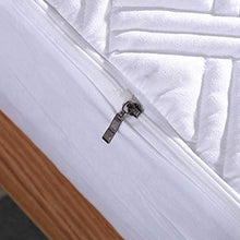 DENG Coprimaterassi, Protezioni E Toppers, Coprimaterasso Trapuntato, Coprimaterasso Lavabile con Cerniera(Size:180×200cm,Color:Height 20cm)