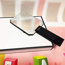 LBWARMB Trucco Specchio con luci Maneggiare Specchio Wenxiu Portable Trucco Salone di Bellezza tenuto in Mano Specchio
