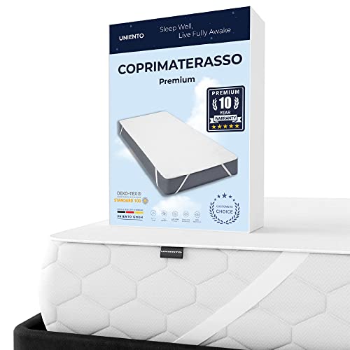 Uniento Coprimaterasso, Cotton, Bianco, 60 x 120 cm