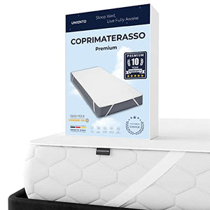 Uniento Coprimaterasso, Cotton, Bianco, 60 x 120 cm