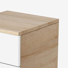 Comodino For la casa Accessori Camera Grana del legno Comodino con 2 cassetti da letto comodino Comodino accento mobili End Table del torace Può essere posizionato sullo studio, camera da let