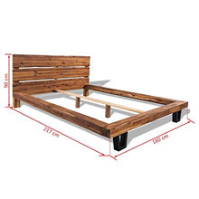SKM Giroletto in Legno Massello di Acacia 140x200 cm (34kg)