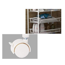 YIN YIN Carrello per Ripiani Scaffale, scaffale da Cucina in Acciaio Inossidabile Rack capacità Mobile conveniente, Ristorante casa 2 Colori 45X27X105CM Carrello a rulli (Color : Gold)
