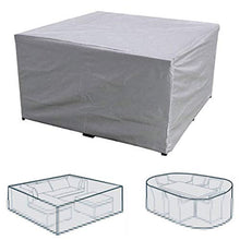 Doitool - Copertura per sedia da patio in poliestere resistente per mobili da esterni, impermeabile, protezione antipolvere per giardino, patio, 120 x 60 x 90 cm