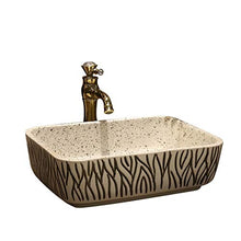 Lavabo Rettangolare da Bagno Retro Creative Jingdezhen Ceramic Hotel Lavabo Antiscivolo Lavabi