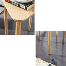 Attrezzatura vivente Tavolino da giardino per nidificazione in salice da esterno Tavolino da caffè triangolare semplice creativo Piccolo supporto per piante multifunzione per balcone Divano da salo