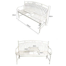 GaoF panchina per Esterni in ghisa per Uso Domestico, panchina per Il Tempo Libero in Metallo con Seduta sollevabile, Sgabello Decorativo per Portico Vuoto retrò, Adatto per Balcone/Veranda/Ponte