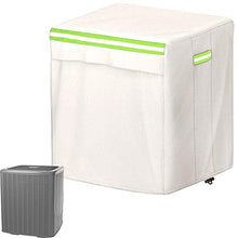 LOZOXO Copertura per condizionatore d'aria centrale, antistrappo e resistente alle intemperie, protezione invernale AC per esterni (M-92 x 92 x 100 cm)