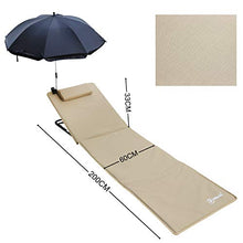 Homecall 30028 - Materassino da spiaggia, colore: Grigio