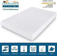Good Nite Materasso Extra-Morbido Memory Nature Confortevole Materasso Tessuto Resistente Anallergico Ortopedico 7 Zone Certificato Oeko-Tex Alto 18 Cm (160x200x18 cm)
