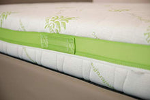 Materassi russo - Materasso a molle insacchettate 25 Cm REALI, a 9 Zone di Portanza Differenziate, Sfoderabile in Aloe Vera Con fascia 3D traspirante e 4 maniglie perimetrali (160 x 190 Cm)