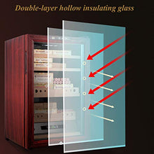FJNS Sigari Humidor - 350 capacità di sigari - Scaffali e Serratura in Cedro Spagnolo - Funzione di Riscaldamento e Raffreddamento Digitale al Tocco - Umidificazione/Deumidificazione,Bbarebox