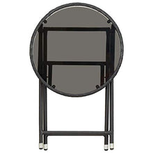 Tidyard Set da Bistrot con Cuscini,Tavolo Sedie da Giardino in Polyrattan,Set Mobili da Giardino,Composto da 2 poltrone + 1 tavolino, Polipropilene Anti-UV,per Giardino,Terrazza e Balcone