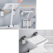 Sgabello da bagno Pieghevole Doccia / bagno Sgabelli 304 in acciaio inox a parete Montaggio su base Disabilità aiuti pieghevole for anziani / disabili / donne incinte Anti-Slip doccia Sedile Sgabello