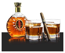 WHZG 4pcs Bicchiere di whisky con portasigare per vino Brandy Brandy per amanti della sigaretta sigaro Vecchio modo di sigaro ultra chiaro
