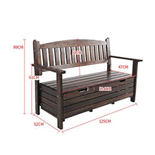 outdoor product Panchina da terrazza panchina da Esterno, Panca da Giardino con Contenitore, Panca corridoio anticorrosiva in Legno massello, Adatto per Ingresso Ospedale