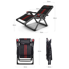 GXM-FSTOOL Lettino Prendisole,Sedia Pieghevole da Giardino Reclinabile con Braccioli Massaggianti, Tappetino in Cotone Staccabile E Poggiatesta,per Piscina/All'aperto, Supporto 300 kg