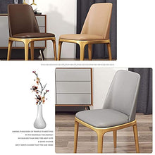 zvcv Sedie da scrivania Sedie da Ufficio Sedia da Pranzo con Schienale Alto Sedia da Cucina Sedia da Accento Sedie, Struttura in Metallo + Sedile in Pelle, Altezza 86 cm, Grigio, Gambe Dorate