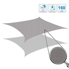 MEILINL Tenda da Vela Parasole Impermeabile Rettangolare, Vela Ombreggiante Garden Shade Sail Breathable UV Protection Canopy Sail per La Prevenzione Dell'abrasione (Varie Dimensioni),Weiß,2 * 2