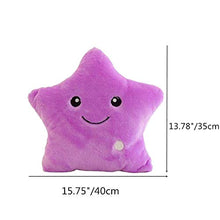 KAIKUN Cuscini Bambini Decorativi Cuscini Decorativi Bambini Simpatici Cuscini per Ragazze Cuscini Carini Cuscino Morbido per Bambini plushie Lussuoso Star,Purple