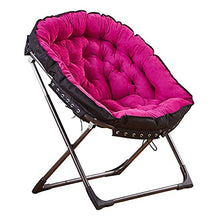 BJH Lettini Prendisole Pieghevoli Lettini Prendisole Moon Chair Sedie da Campeggio Imbottite Sgabelli per Il Tempo Libero all'aperto Pieghevole Portatile | Sedia da Pesca Estiva