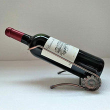 LHQ-HQ Bottiglia di vino rosso cremagliera cafe bar semplice vino in ferro battuto decorazione cremagliera retrò vino europeo decorazione, singola bottiglia Holder controsoffitto Piccolo Wine Rack bot