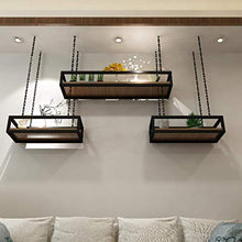 XHCP Organizzare portabottiglie per Vino da Appendere in Cucina, portabottiglie per Vino in Legno massello di Ferro Americano, mensola per Fiori Decorativi creativi, per Cucina/Bar /