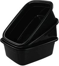 Vaschette per piatti neri Easymanie ， Lavabo in plastica Quart per casa
